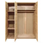 Kleiderschrank +versch. Breiten +Spiegel +Massivholz Front