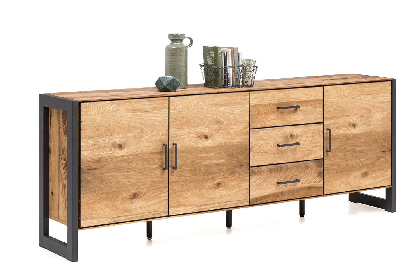 Kommode Vitrine Highboard -> Soft-Close  Balkeneiche furniert