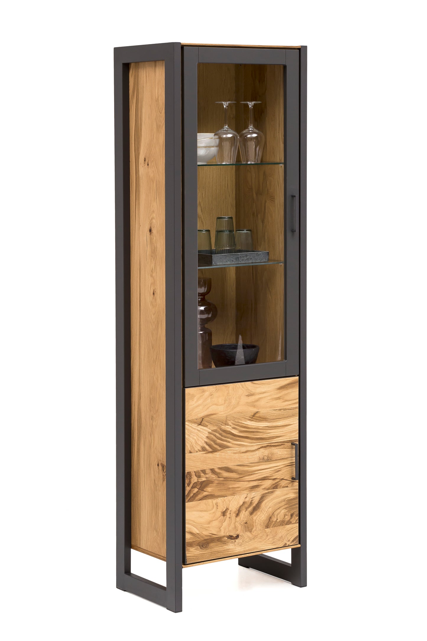 Kommode Vitrine Highboard -> Soft-Close  Balkeneiche furniert