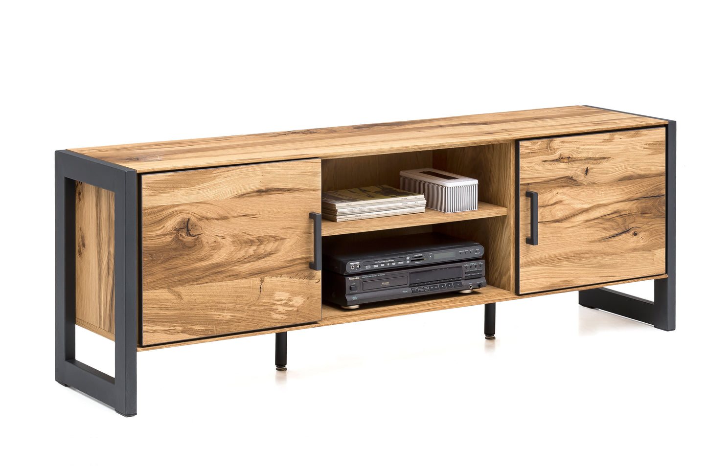 Kommode Vitrine Highboard -> Soft-Close  Balkeneiche furniert