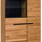 Vitrine Schrank Highboard -> Soft-close -> Front Massivholz