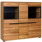 Vitrine Schrank Highboard -> Soft-close -> Front Massivholz