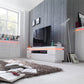 Kommode Kommoden + LED Beleuchtung + Hochglanz weiß + Neu