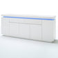 Kommode Sideboard + LED +Hochglanz weiß + Neu auf Lager