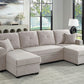 Wohnlandschaft Sofa Couch + Bettfunktion + Stauraum