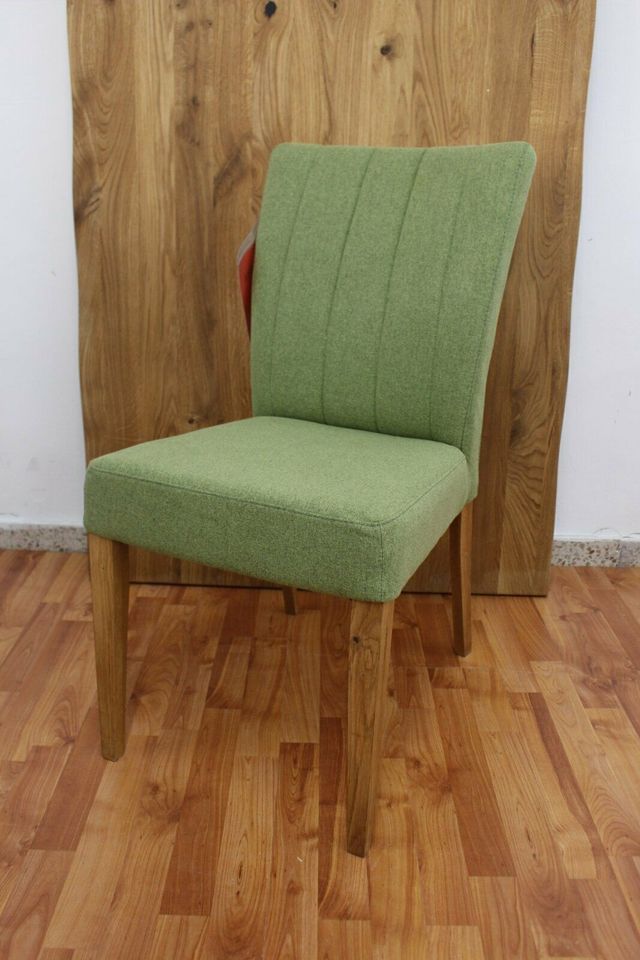 Stuhl Esszimmerstuhl + Eiche massiv Holz Gestell + Neu auf Lager