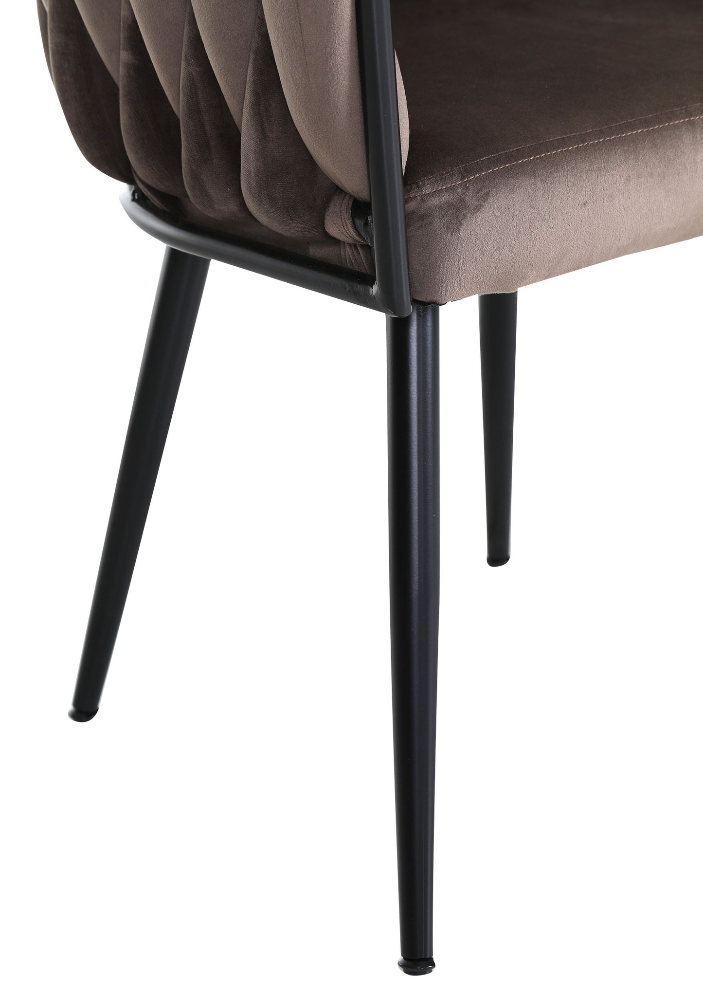 Esszimmerstuhl Stuhl + Samt Stoff +Metall Gestell + Neu auf Lager