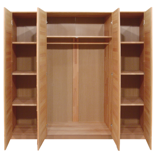Kleiderschrank +versch. Breiten +Spiegel +Massivholz Front