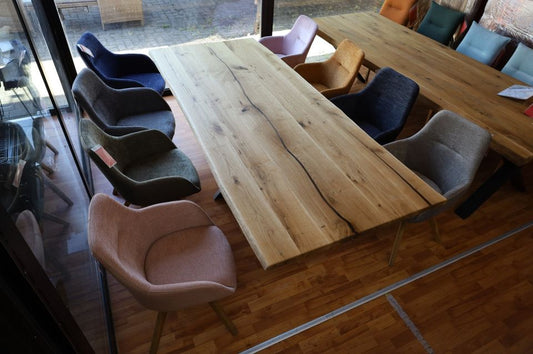 Esstisch Tisch +Epoxidharz +Vollmassivholz 4cm 260x100cm