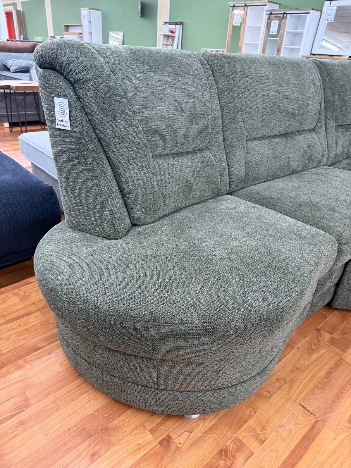 Wohnlandschaft Sofa Couch +Federkern +Bettfunktion