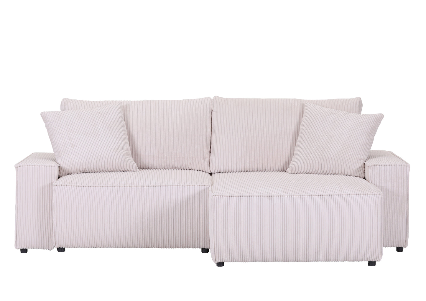 Sofa Couch Wohnlandschaft + Bettfunktion + Stauraum + Armlehnen