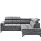 Sofa Couch + Elektrische Sitztiefe + Stauraum + Kopfteile verstellbar