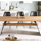 Esstisch Tisch + Schweizer Kante + Massivholz Eiche 240x100cm