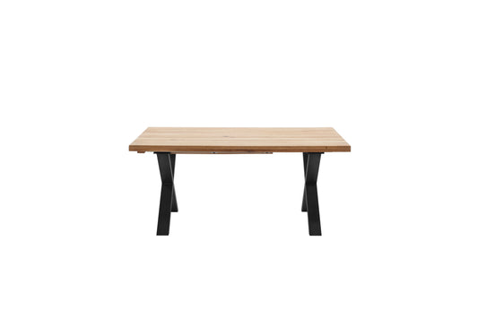 Esstisch Massivholztisch Auszugstisch +Eiche Massiv +Metallgestell +Neu auf Lager