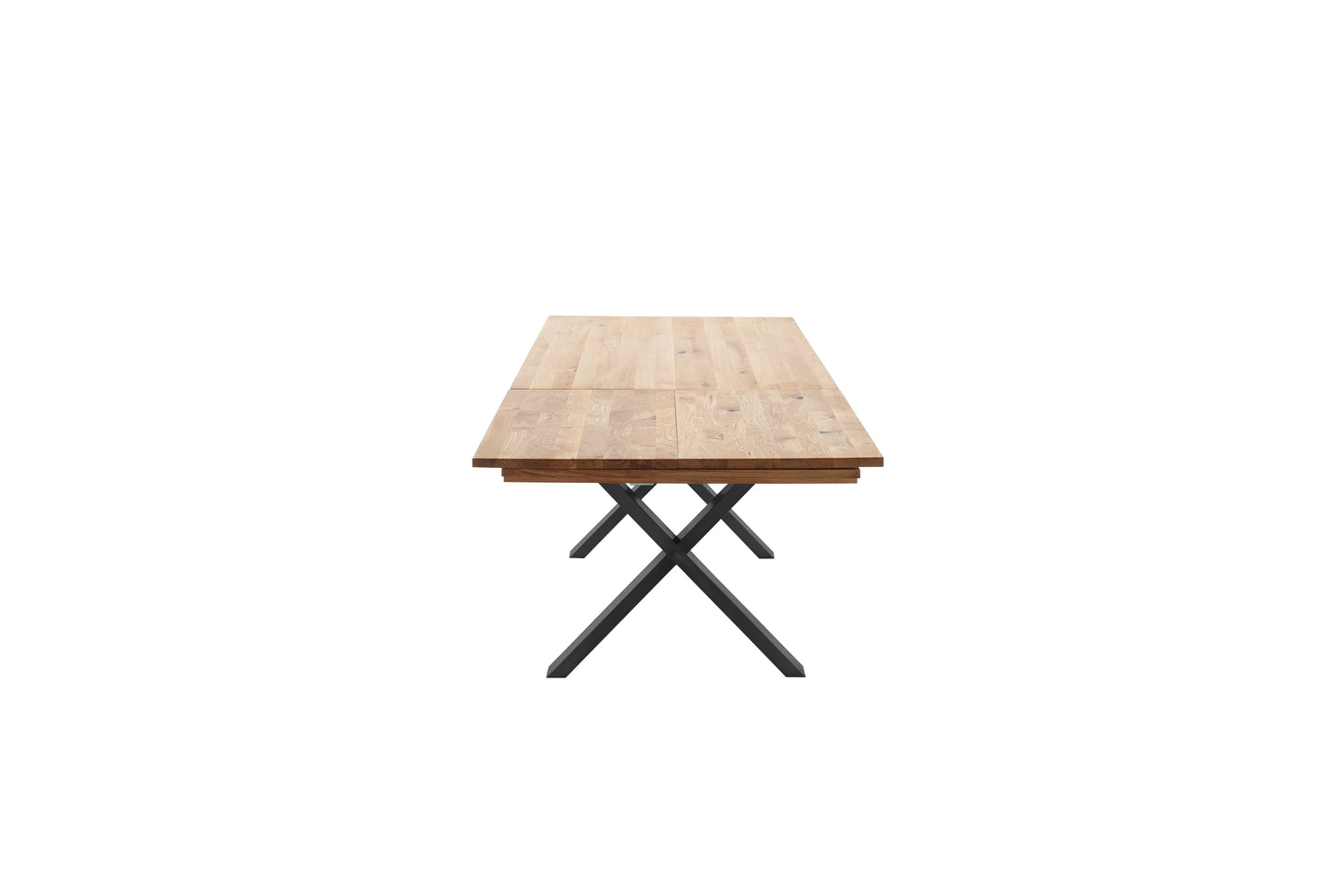 Esstisch Massivholztisch Auszugstisch +Eiche Massiv +Metallgestell +Neu auf Lager