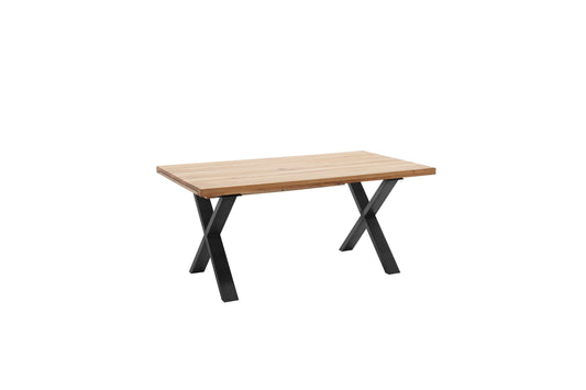 Esstisch Massivholztisch Auszugstisch +Eiche Massiv +Metallgestell +Neu auf Lager
