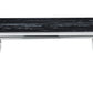 Couchtisch + Gold Gestell + Glasplatte Schwarz oder Weiß 115x65x45,5cm