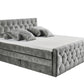 Boxspringbett Bett 180 x 200cm anthrazit +Bettkasten