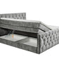 Boxspringbett Bett 180 x 200cm anthrazit +Bettkasten