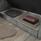 Boxspringbett Bett 180 x 200cm anthrazit +Bettkasten
