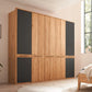 Kleiderschrank Schrank Schlafzimmer +Massivholz +Eiche +vers. Farben +als Set erhältlich