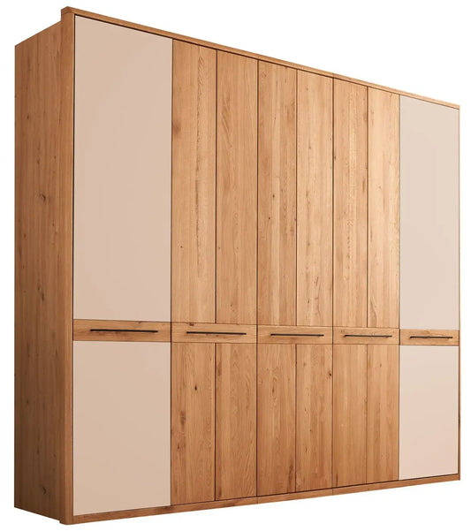 Kleiderschrank Schrank Schlafzimmer +Maße: 256x221x59cm  +Massivholz +Eiche  +vers. Farben  +als Set erhältlich