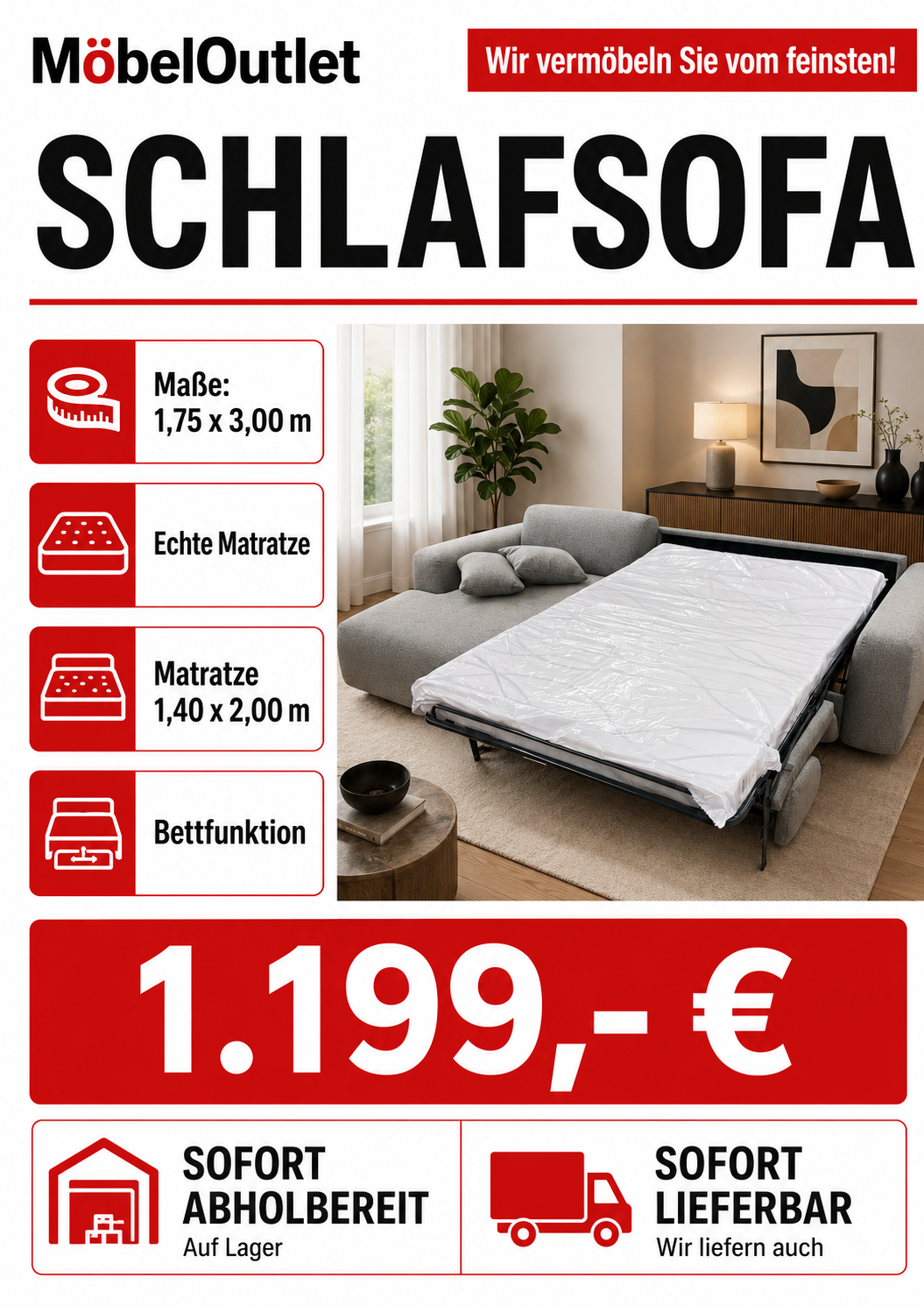 Sofa Couch Wohnlandschaft + Bettfunktion mit Matratze !!!!