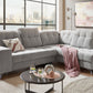 Sofa Couch Wohnlandschaft +Rückentiefenverstellung +elektr. Sitztiefenverstellung +Stauraum +vers. Farben