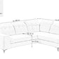 Sofa Couch Wohnlandschaft +Rückentiefenverstellung +elektr. Sitztiefenverstellung +Stauraum +vers. Farben