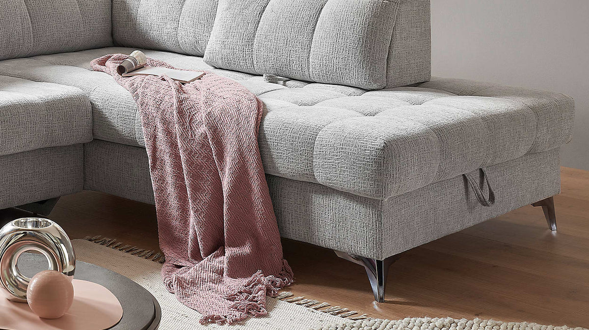 Sofa Couch Wohnlandschaft +Rückentiefenverstellung +elektr. Sitztiefenverstellung +Stauraum +vers. Farben