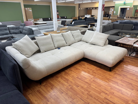 Sofa Couch Wohnlandschaft +Kissen +BIG Sofa