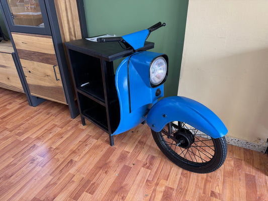 Theke Motorrad +Holzplatte +Metallrahmen +verschiedene Farben +Neu auf Lager