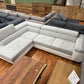 Sofa Couch Wohnlandschaft +Stauraum +Bettfunktion +Kopfstützenverstellung