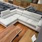 Sofa Couch Wohnlandschaft +Stauraum +Bettfunktion +Kopfstützenverstellung