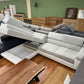 Sofa Couch Wohnlandschaft +Stauraum +Bettfunktion +Kopfstützenverstellung