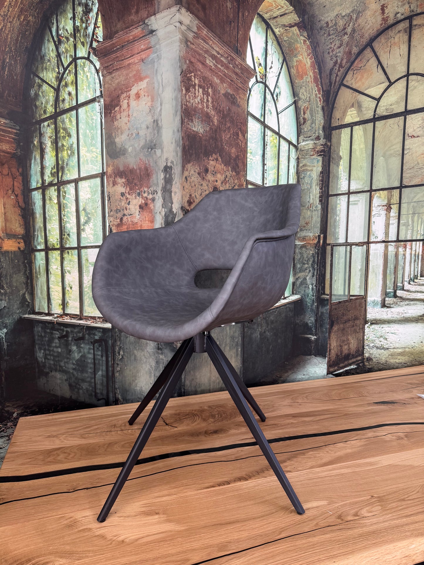 Stuhl +Metallgestell +360° Drehfunktion +vers. Farben +Neu auf Lager