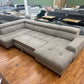 Wohnlandschaft Sofa Couch +2xStauraum +Bettfunktion +Kopfstützenverstellung +Rückentiefenverstellung