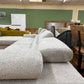 Wohnlandschaft Sofa Couch +Bettfunktion +Stauraum +Kopfstützen verstellbar