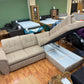 Sofa Couch Wohnlandschaft +Bettfunktion +Stauraum +Kopfstützenverstellung