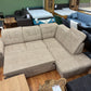 Sofa Couch Wohnlandschaft +Bettfunktion +Stauraum +Kopfstützenverstellung