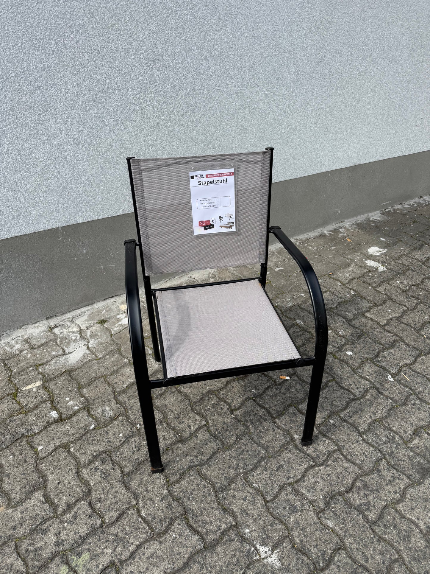 Gartenstuhl Stapelstuhl +Wetterfest +Platzsparend +Neu auf Lager