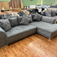 Sofa BIG Sofa Wohnlandschaft + Kissen