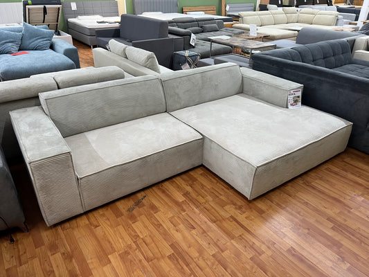 Sofa BIG Sofa Wohnlandschaft + Rückentiefen verstellbar + Cord Stoff