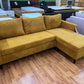 Sofa Wohnlandschaft + Seiten wechselbar + Cord Stoff