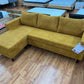 Sofa Wohnlandschaft + Seiten wechselbar + Cord Stoff
