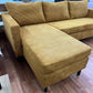 Sofa Wohnlandschaft + Seiten wechselbar + Cord Stoff