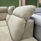 Wohnlandschaft Sofa Couch + Bettfunktion + Stauraum + Kopfteile verstellbar