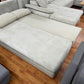 Schlafsofa Sofa + Bettfunktion + Stauraum + Cord Stoff