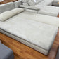 Schlafsofa Sofa + Bettfunktion + Stauraum + Cord Stoff
