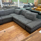 Sofa Couch + Bettfunktion + Rückentiefen verstellbar + Kopfteile verstellbar